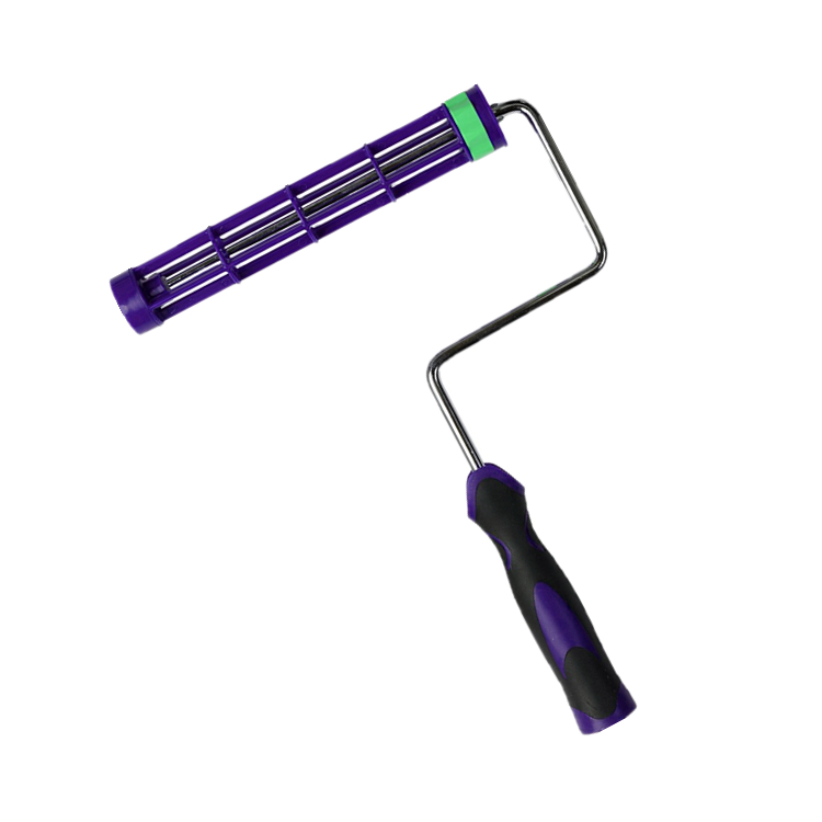 Quick Paint Roller Frame สำหรับลูกกลิ้งแกนทั่วไปครอบคลุม 9 นิ้ว Non-Slip Frame Soft Grip Threaded Roller Handle