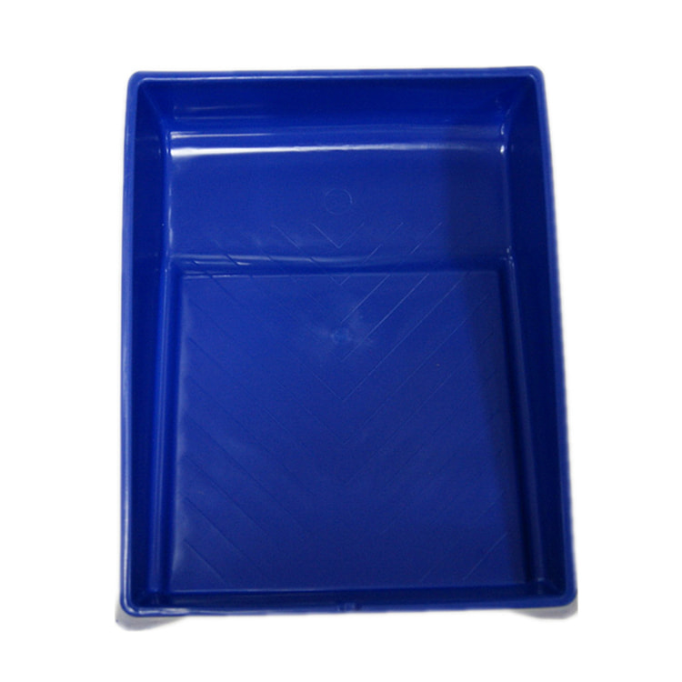 เครื่องมือตกแต่งบ้าน PP Plastic Paint Roller Tray Brush Roller Paint Tray Barrel for Painting