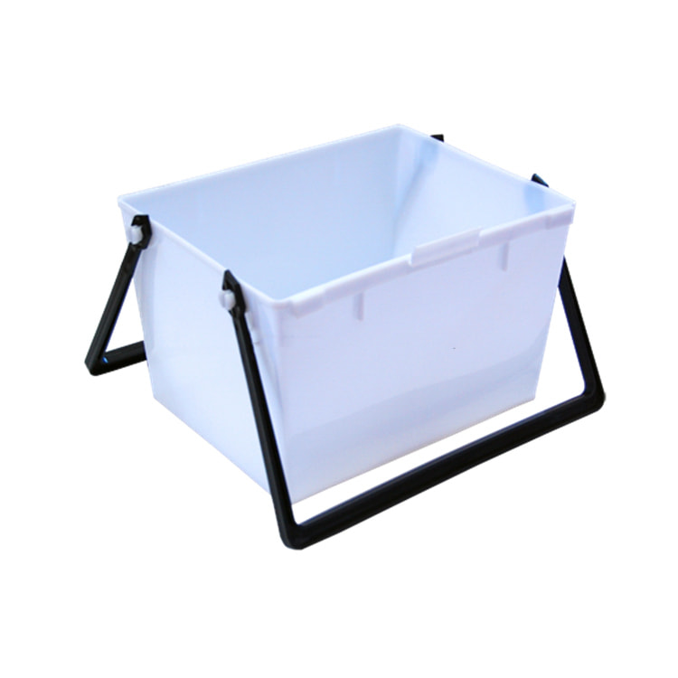 Compact Super Paint Bucket Injected Paint Scuttle 7 นิ้ว Painter Tool Tray with Ergonomic Handle